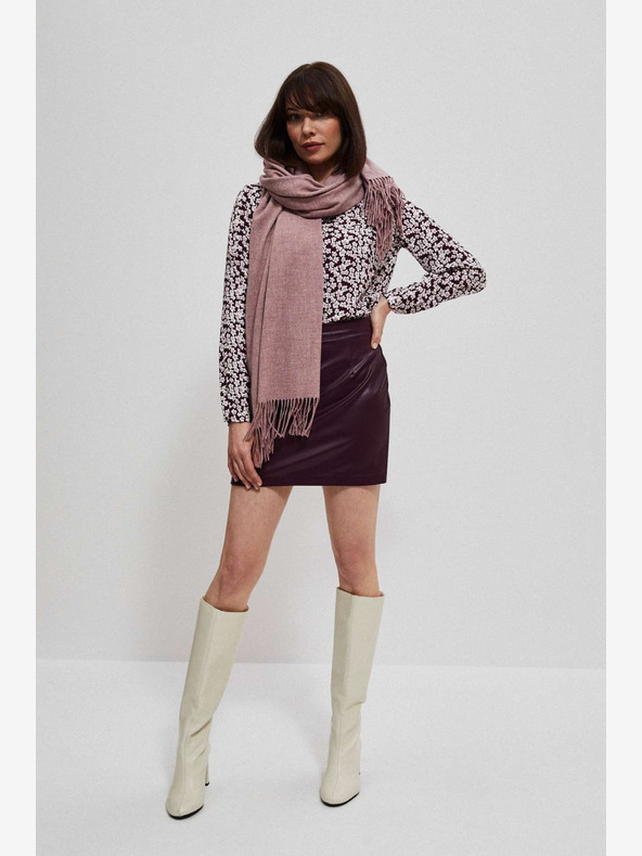 Moodo Scarf with delicate fringes Moodo