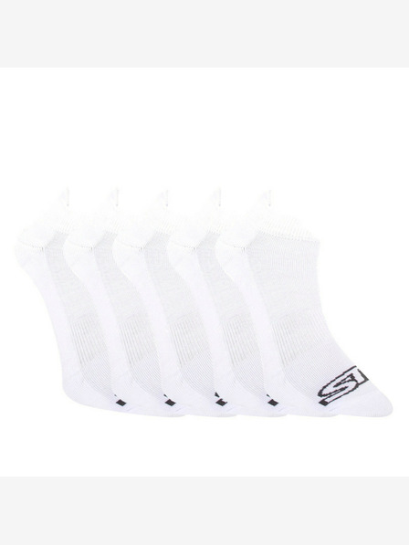 Styx 5PACK ponožky Styx nízké bílé