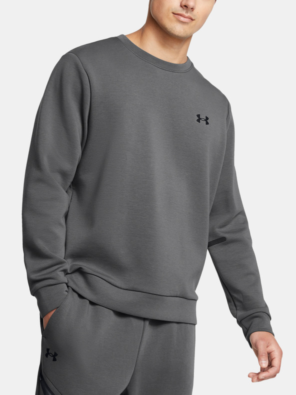 Under Armour Pánská mikina Under Armour UA Unstoppable Flc Crew EU-GRY
