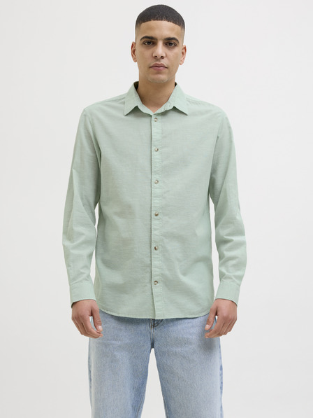 Jack & Jones Světle zelená pánská košile Jack & Jones ESUMMER