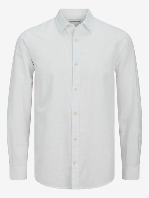 Jack & Jones Bílá pánská košile Jack & Jones ESUMMER