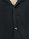 Jack & Jones Černá pánská košile s krátkým rukávem Jack & Jones