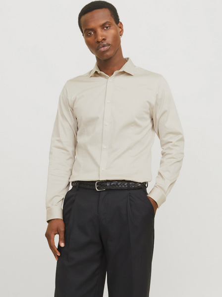 Jack & Jones Béžová pánská košile Jack & Jones