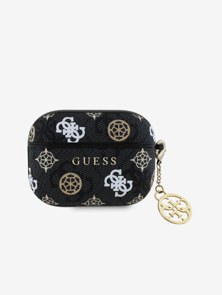 Guess Guess PU 4G Peony Charm Pouzdro pro AirPods Pro Black
