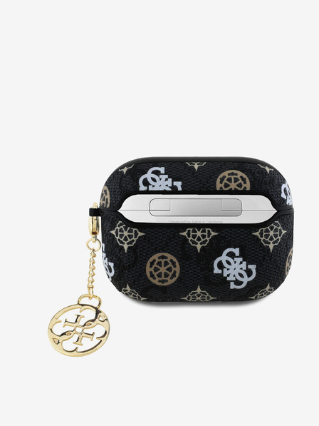 Guess Guess PU 4G Peony Charm Pouzdro pro AirPods Pro Black