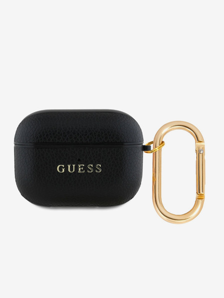Guess Guess PU Grained Classic Logo Pouzdro pro AirPods Pro Black