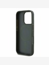 DKNY DKNY PU Leather Grid Pattern Magsafe Zadní Kryt pro iPhone 16 Pro Green