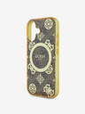 Guess Guess IML 4G Peony MagSafe Zadní Kryt pro iPhone 16 Brown