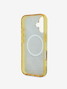 Guess Guess IML 4G Peony MagSafe Zadní Kryt pro iPhone 16 Brown