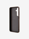 Guess Guess PU 4G Metal Logo Zadní Kryt pro Samsung Galaxy S24 Brown