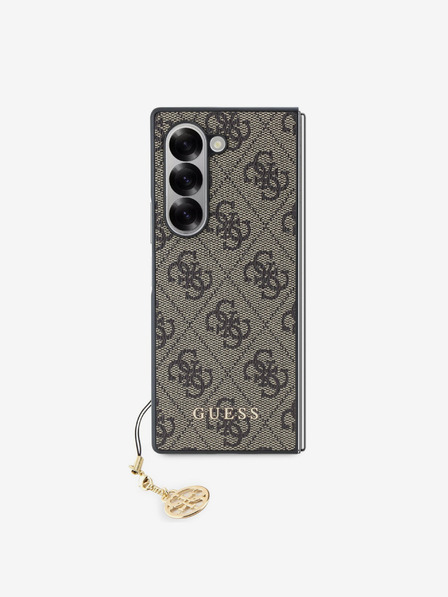 Guess Guess 4G Charm Zadní Kryt pro Samsung Galaxy Z Fold 6 Brown