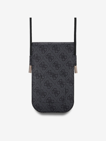 Guess Guess PU 4G Big Love Logo Taška na Telefon Black