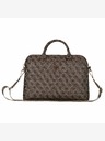 Guess Guess PU 4G Triangle Logo Taška na Notebook 15/16" Brown