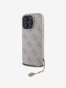 Guess Guess 4G Charm Zadní Kryt pro iPhone 16 Pro Tone on Tone Pink
