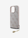 Guess Guess 4G Charm Zadní Kryt pro iPhone 16 Pro Tone on Tone Pink