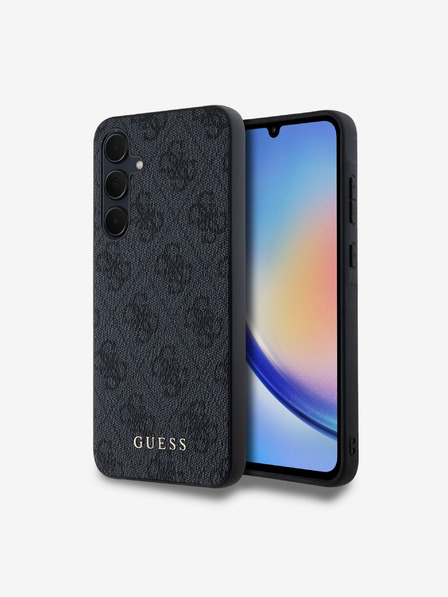 Guess Guess 4G Zadní Kryt pro Samsung Galaxy A35 5G Grey