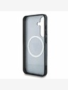 Guess Guess IML 4G Glitter and Triangle Logo MagSafe Zadní Kryt pro Samsung Galaxy S25+ Black