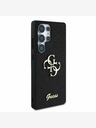 Guess Guess PU Fixed Glitter 4G Metal Logo Zadní Kryt pro Samsung Galaxy S25 Ultra Black