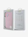 Guess Guess PU Grained Classic Logo MagSafe Zadní Kryt pro iPhone 16 Pink