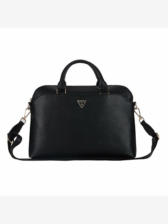 Guess Guess PU Grained Triangle Logo Taška na Notebook 15/16" Black