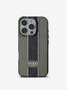 Guess Guess IML Middle 4G Stripe Zadní Kryt pro iPhone 16 Pro Black