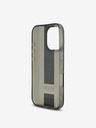 Guess Guess IML Middle 4G Stripe Zadní Kryt pro iPhone 16 Pro Black