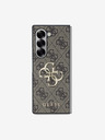 Guess Guess PU 4G Metal Logo Zadní Kryt pro Samsung Galaxy Z Fold 6 Brown