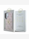Guess Guess PU 4G Metal Logo Zadní Kryt pro Samsung Galaxy S25 Ultra Pink