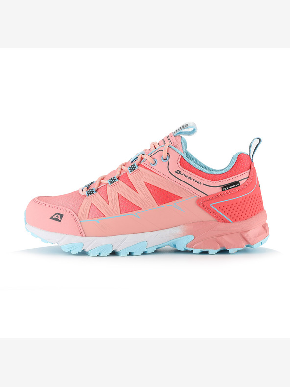 ALPINE PRO Outdoorová obuv s ptx membránou ALPINE PRO UHESE raspberry