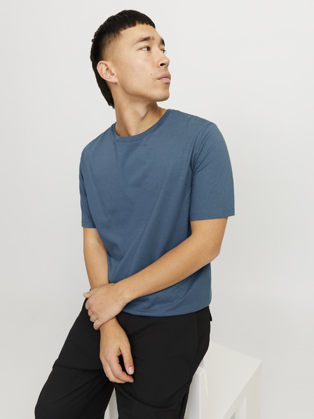 Jack & Jones Modré pánské tričko Jack & Jones