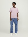 Jack & Jones Růžové pánské tričko Jack & Jones