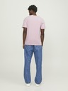 Jack & Jones Růžové pánské tričko Jack & Jones