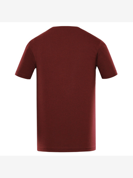 ALPINE PRO Pánské rychleschnoucí triko s cool dry ALPINE PRO BOLEN 2 merlot varianta pb