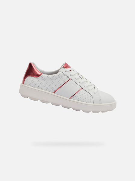Geox Bílé dámské tenisky Geox Spherica ecub-1