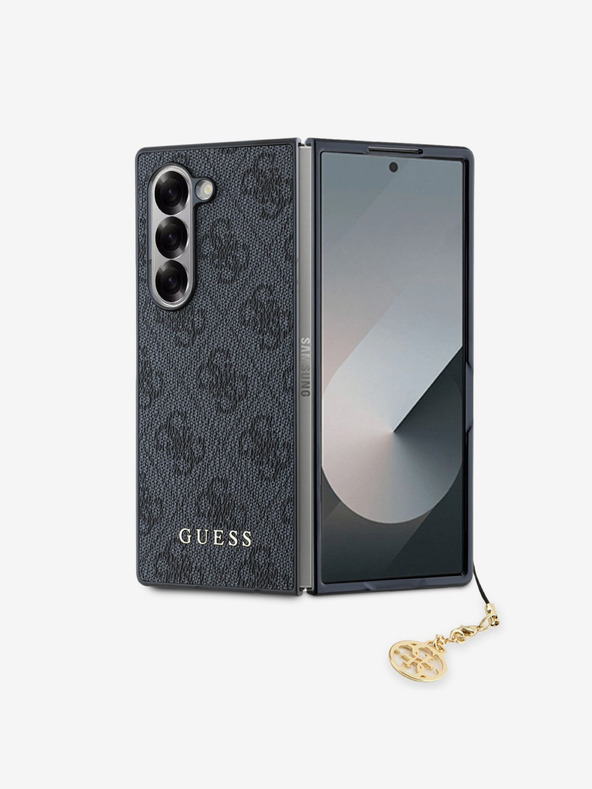 Guess Guess 4G Charm Zadní Kryt pro Samsung Galaxy Z Fold 6 Grey