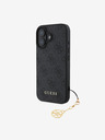 Guess Guess 4G Charm Zadní Kryt pro iPhone 16 Tone on Tone Grey