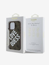 Guess Guess PU Leather 4G Big Love Logo MagSafe Zadní Kryt pro iPhone 16 Pro Brown