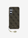 Guess Guess 4G Charm Zadní Kryt pro Samsung Galaxy S24 FE Brown
