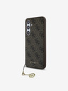 Guess Guess 4G Charm Zadní Kryt pro Samsung Galaxy S24 FE Brown
