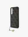 Guess Guess 4G Charm Zadní Kryt pro Samsung Galaxy S24 FE Brown