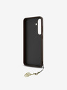 Guess Guess 4G Charm Zadní Kryt pro Samsung Galaxy S24 FE Brown