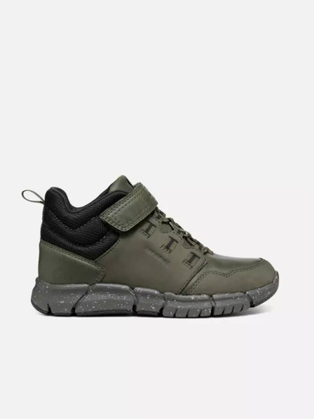 Geox Tmavě zelená chlapecká kotníková obuv Geox Flexyper B Abx