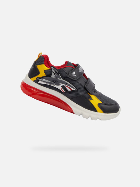 Geox Černé chlapecké tenisky Geox Ciberdron