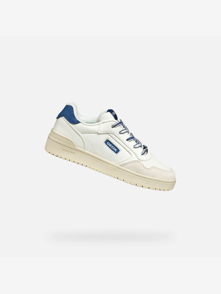 Geox Bílé chlapecké tenisky Geox Washiba