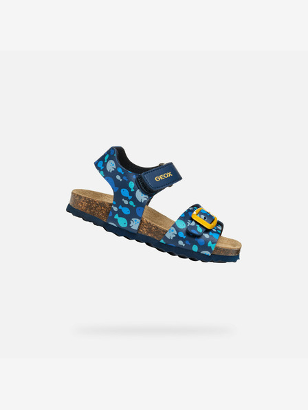 Geox Tmavě modré chlapecké sandály Geox Chalki