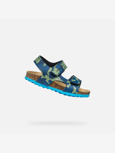Geox Modré chlapecké sandály Geox Chalki
