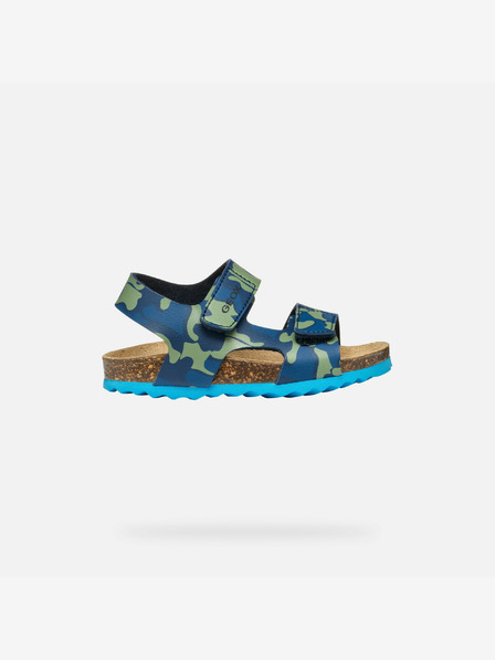 Geox Modré chlapecké sandály Geox Chalki