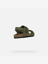 Geox Khaki chlapecké sandály Geox Ghita