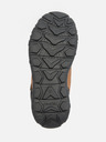 Geox Hnědá chlapecká zimní obuv Geox Trekkyup B ABX