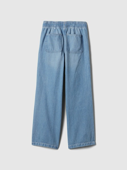 GAP Dětské džíny High Rise Wide-Leg GAP